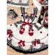 Mademoiselle Pearl Strawberry Cutsew Cardigan Blouses Skirt JSKs and OPs(Reservation/Full Payment Without Shipping)